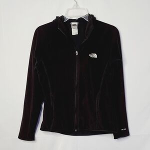 The North Face zip up hooded sweatshirt jacket M
